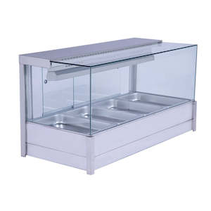 Professional equipment wholesaling: Bonvue Square Countertop Wet and Dry Bain Marie BM14SC