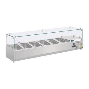 Professional equipment wholesaling: Polar G-Series Countertop Prep Fridge 6x 1/4GN