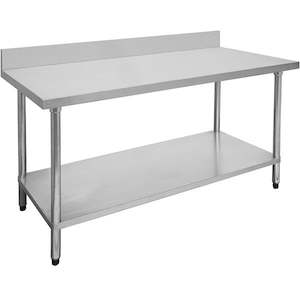 Modular Systems Eco 304 Stainless Steel Table With Splashback 1800X700X900 1800-7-WBB