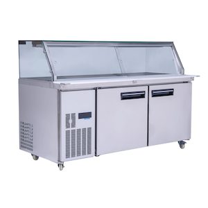 Professional equipment wholesaling: Thermaster Cold Salad & Noodle Bar 5x1/1 GN Pans - PG180FA-XG