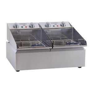 Roband Frypod FR25 Double Pan 2x 5Ltr Tank to process 13kg Chips/Hour