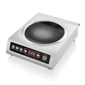 Professional equipment wholesaling: Benchstar Stainless Steel Induction Wok W/ Led Display IW350