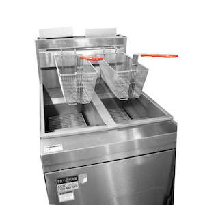 Professional equipment wholesaling: RC400TEULPG - Superfast ULPG Gas Tube Twin Vat Fryer