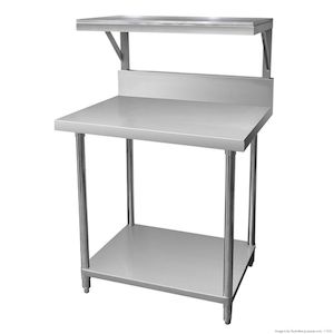 Modular Systems Modular Heavy Duty Salamander Bench With Shelf Braces SMB-8-1200