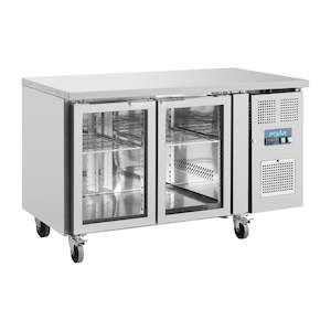 Polar U-Series Two Glass Door Counter Fridge