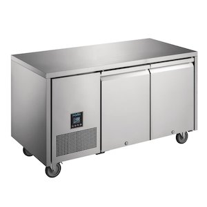 Polar U-Series Premium Double Door Counter Fridge 267Ltr