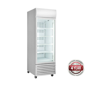 Thermaster 370L Single Glass Door Colourbond Upright Drink Fridge LG-370PT