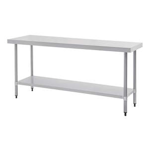 Vogue Stainless Steel Prep Table 1800mm - T378