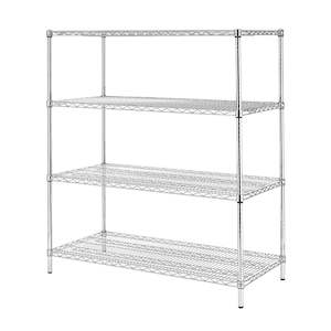 Professional equipment wholesaling: Vogue 4 Tier Wire Shelving Kit 1830x610mm