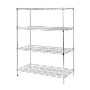 Vogue 4 Tier Wire Shelving Kit 1525x610mm