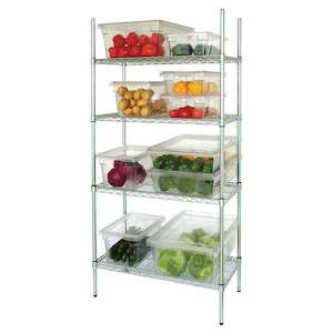 Professional equipment wholesaling: Vogue 4 Tier Wire Shelving Kit 915x610mm