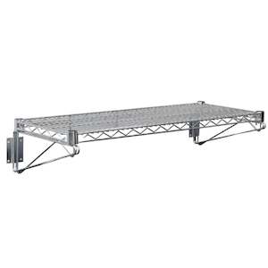 Professional equipment wholesaling: Vogue Steel Wire Wall Shelf 1220mm