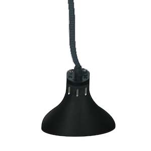 Professional equipment wholesaling: F.E.D Pull Down Heat Lamp Black 290Mm Round HYWCL14