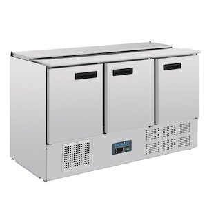 Professional equipment wholesaling: Polar G-Series Saladette Counter Fridge 368Ltr