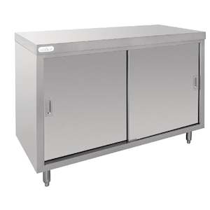 Vogue Stainless Steel Floor Standing Cupboard 1200mm