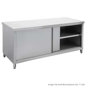 Professional equipment wholesaling: Modular Systems Kitchen Tidy Pass-Thru Workbench Cabinet 1800Mm STHT6-1800-H