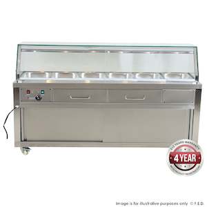 Thermaster Heated Bain Marie Food Display PG210FE-YG