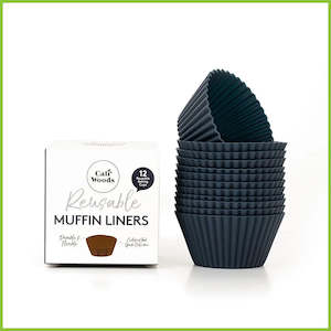 Internet only: Reusable Silicone Muffin Liners / Cupcake Cases - CaliWoods