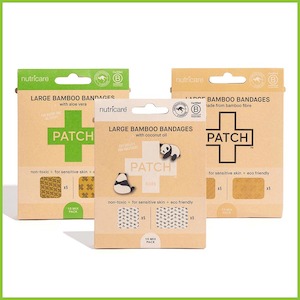 PATCH Bamboo Plasters - Large Size - 10 Pack