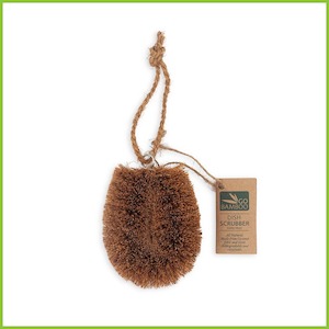 Natural Fibre Dish Scrubber - Go Bamboo