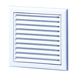 Square Plastic External Grille