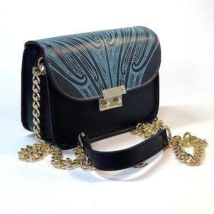 Whai Moko - Small Crossbody Bag - Turquoise - PRE ORDER