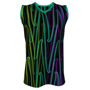 Basketball Singlet - Puhoro Multi