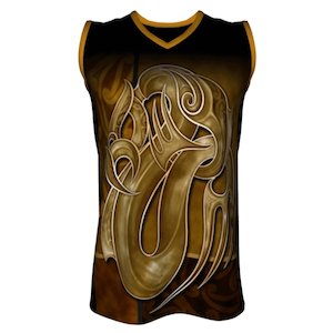 Artist: Basketball Singlet - Tangaroa