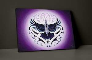 Moko Tui Canvas Print