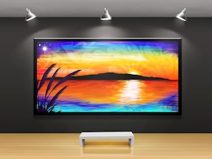 Kapiti Island Canvas Print