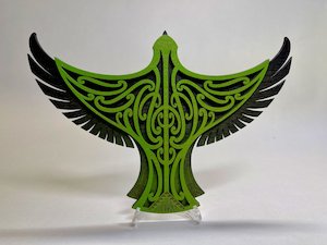 Karearea Falcon - Layered Art Wall Plaque