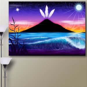 Artist: Taranaki Maunga Canvas Print