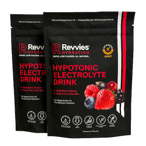 Revvies Hypotonic Electrolyte Drink - 2 Pack Value Bundle