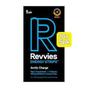 Revvies Energy Strips Arctic Charge (10 x 5 Pack)