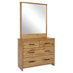 Bed: Nova Dresser with Mirror