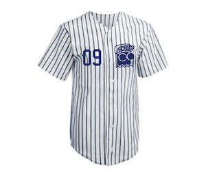 Wonder Baseball Jersey – White/Navy