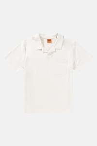 Mens T Shirts: Vintage Terry Polo Natural