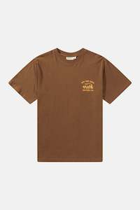 Mens T Shirts: Worn Path Ss T-Shirt Chocolate