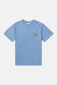 Worn Path Ss T-Shirt Sea Blue