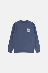 Mens Fleece: Siesta Fleece Crew Navy