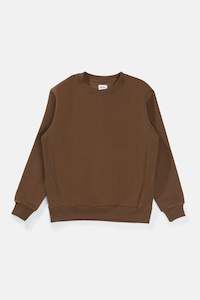 Mens Fleece: Classic Fleece Crew Chocolate