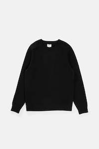 Mens Knits: Classic Crew Knit Vintage Black