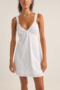 Womens New Arrivals: Brighton Mini Dress White