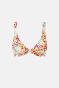 New Swim Arrivals: Sierra Floral Underwire Top Orange