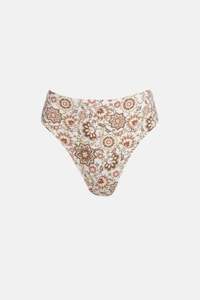 Raya Paisley Hi Waist Pant Natural