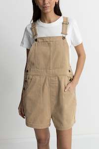 Womens Sale: Tide Short Overall  Caramel