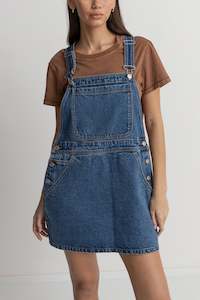 Seaside Overall Dress Blue