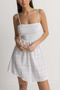 Womens Sale: Milly Smocked Mini Dress White