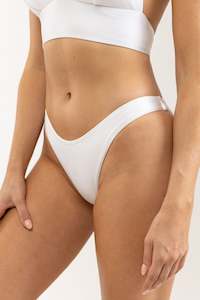 Womens Swim Sale: Pearl Hi Cut Pant White