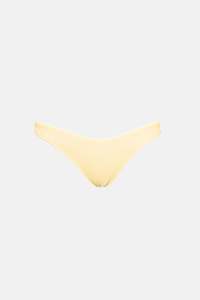 Womens Swim Sale: Isla Rib Cheeky Pant Butter Yellow